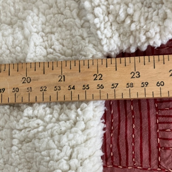 Women’s large fuzzy long teddy sweater Cozy Cream Sherpa - Picture 7 of 12